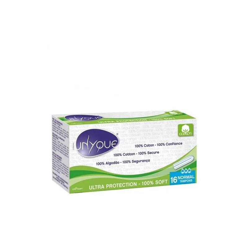 Unyque Tampon 100% Coton Normal sans applicateur X16