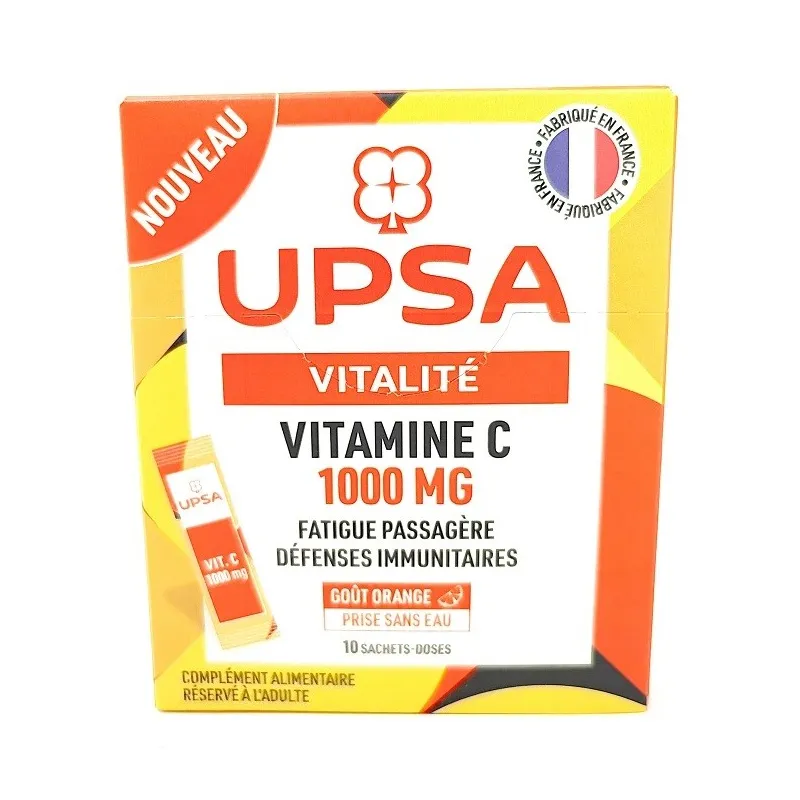 Upsa Vitalité Vitamine C 1000mg 10 Sachets