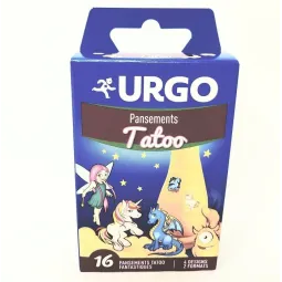 Urgo 16 Pansements Tatoo Enfants