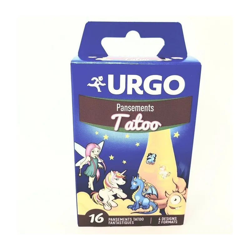 Urgo 16 Pansements Tatoo Enfants Urgo 16 Pansements Tatoo Enfants