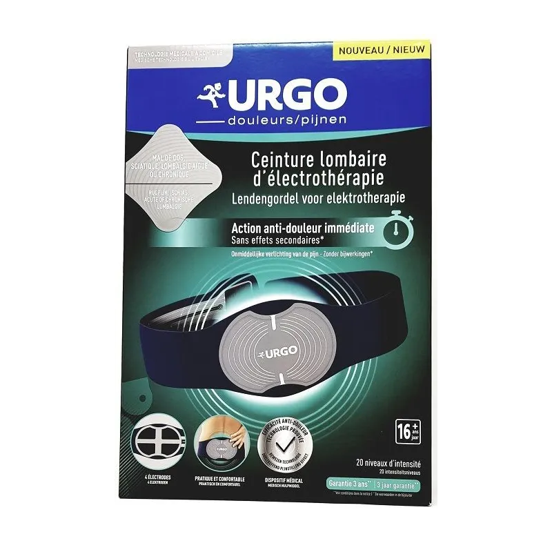 Urgo Ceinture Lombaire d'Electrothérapie Urgo Ceinture Lombaire d'Electrothérapie