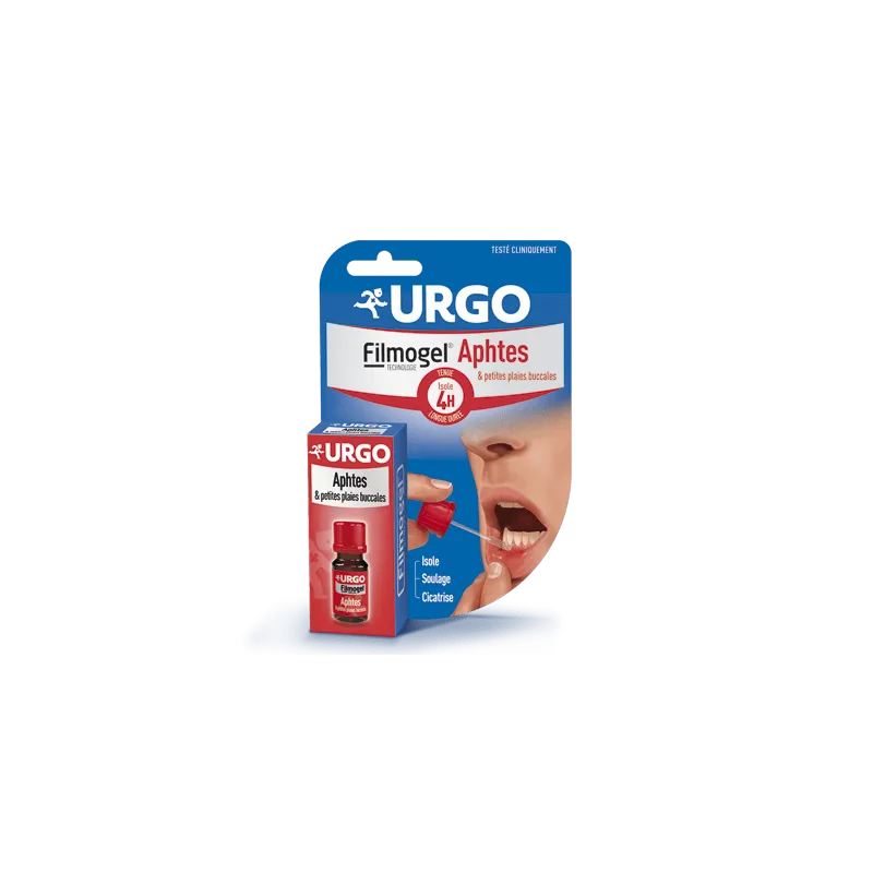 Urgo Filmogel Aphtes et petites plaies buccales 6ml Urgo Filmogel Aphtes et petites plaies buccales 6ml