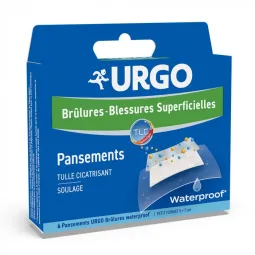 Urgo Pansements Brûlures Petit Format x6 Waterproof