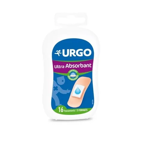 Urgo Ultra Absorbant 16 Pansements Urgo Ultra Absorbant 16 Pansements