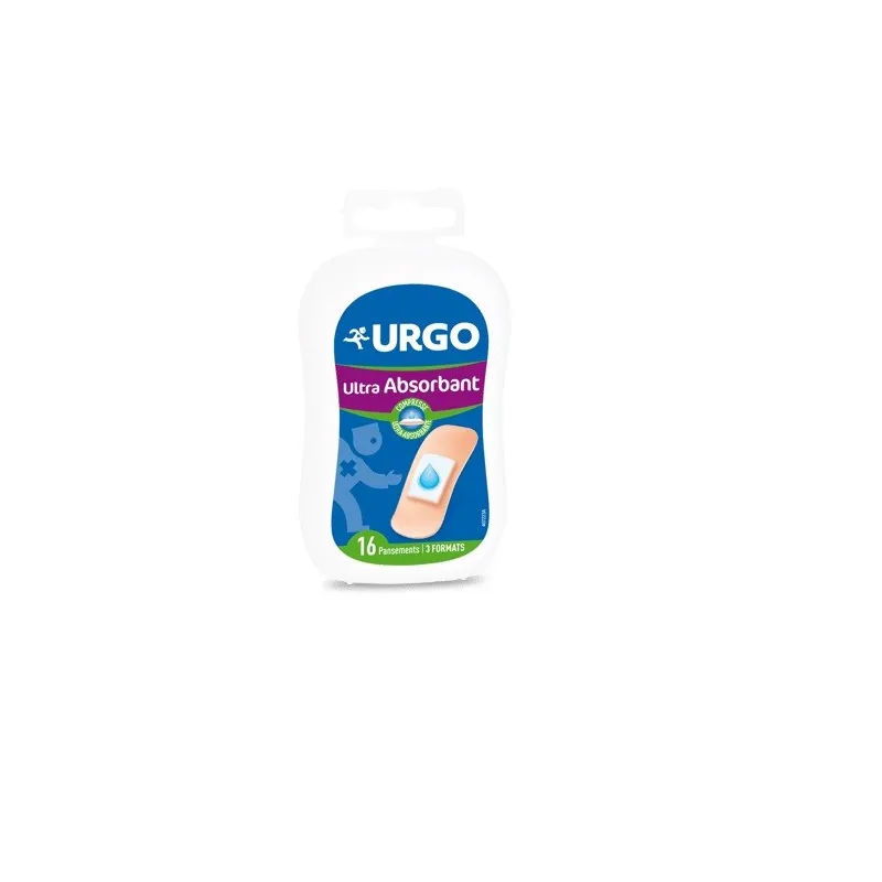 Urgo Ultra Absorbant 16 Pansements Urgo Ultra Absorbant 16 Pansements