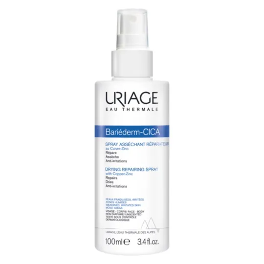 Uriage Bariéderm Cica-Spray Asséchant Réparateur 100ml Uriage Bariéderm Cica-Spray Asséchant Réparateur 100ml