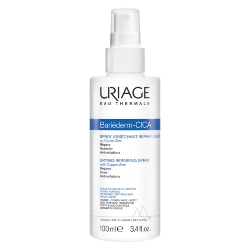 Uriage Bariéderm Cica-Spray Asséchant Réparateur 100ml Uriage Bariéderm Cica-Spray Asséchant Réparateur 100ml