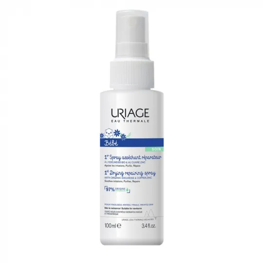Uriage Bébé 1er Spray Asséchant Réparateur 100ml Uriage Bébé 1er Spray Asséchant Réparateur 100ml