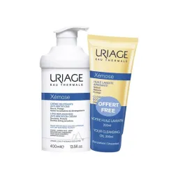 Uriage Xémose Crème Relipidiante Anti-Irritations 400ml+ Xémose Huile Lavante 200ml OFFERTE