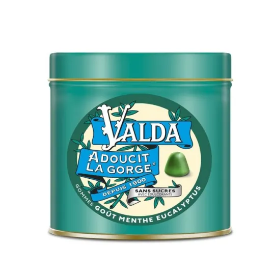Valda Gommes Goût Menthe Eucalyptus 140g Valda Gommes Goût Menthe Eucalyptus 140g