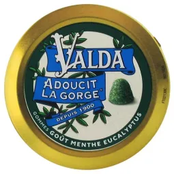 Valda Gommes Goût Menthe Eucalyptus 50g