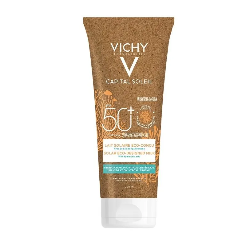 Vichy Capital Soleil Lait Solaire Eco- Conçu SPF50+ 200ml