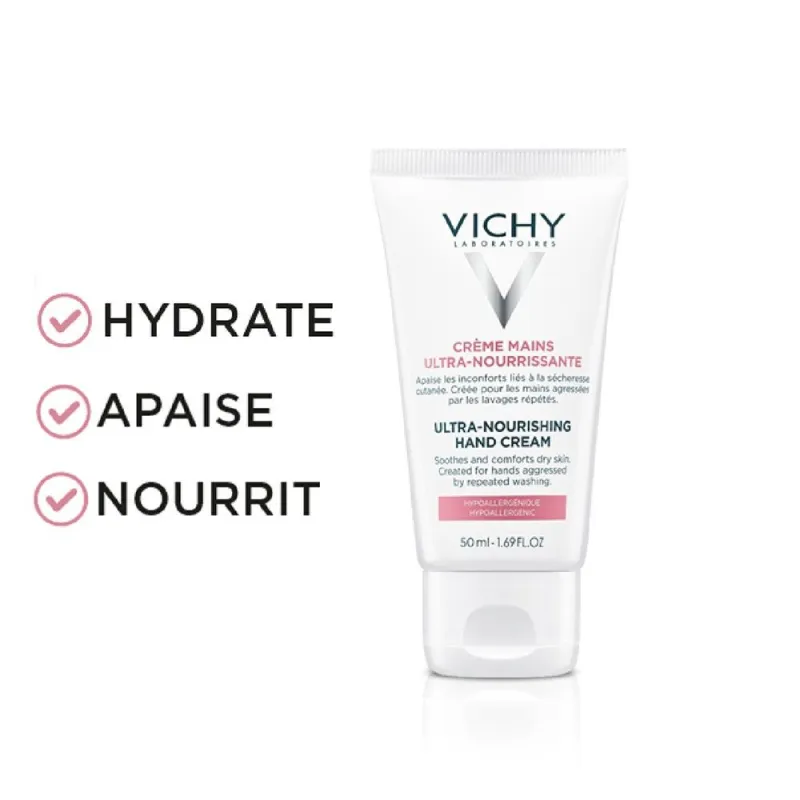 Vichy Crème Mains Ultra-Nourrissante 50ml