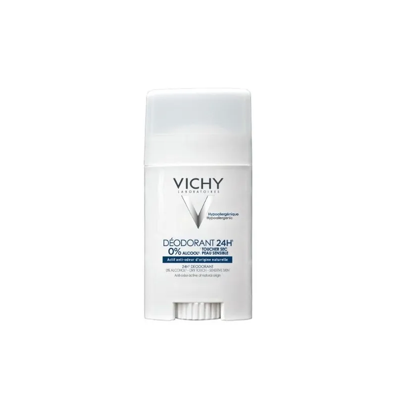 Vichy Déodorant 24 h Stick sans sels d'aluminium 40ml Vichy Déodorant 24 h Stick sans sels d'aluminium 40ml