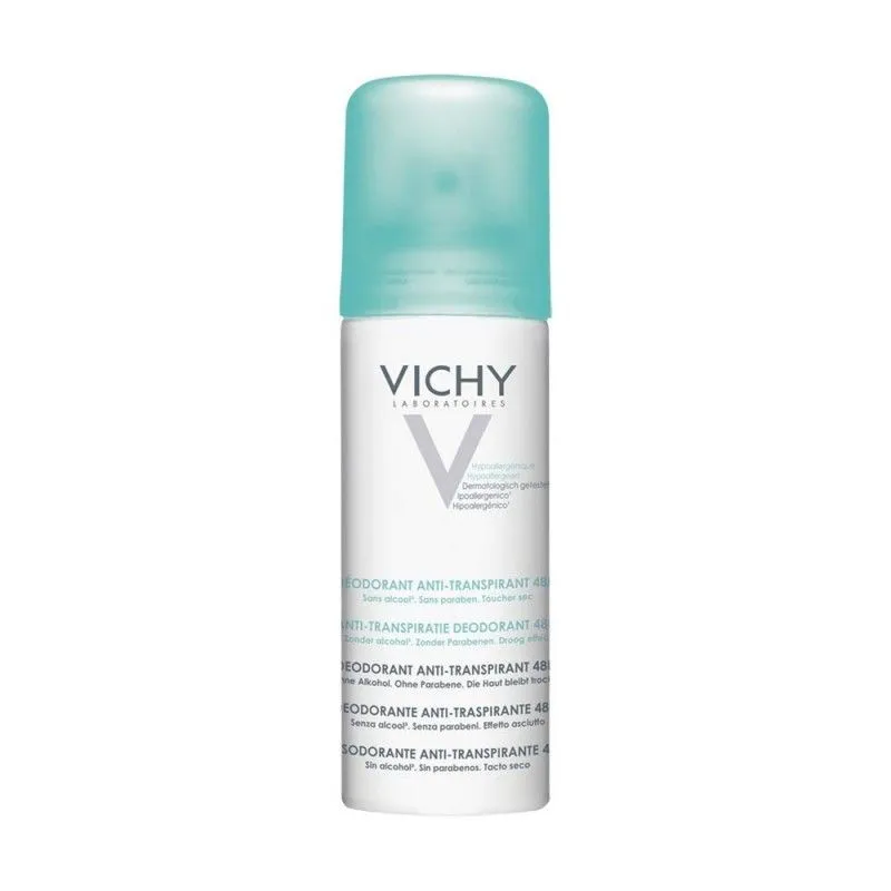 Vichy Déodorant Anti-Transpirant Efficacité 24H Aérosol 125ml Vichy Déodorant Anti-Transpirant Efficacité 24H Aérosol 125ml