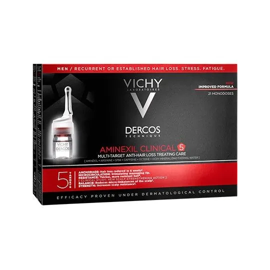 Vichy Dercos Men Aminexil 21 monodoses Vichy Dercos Men Aminexil 21 monodoses