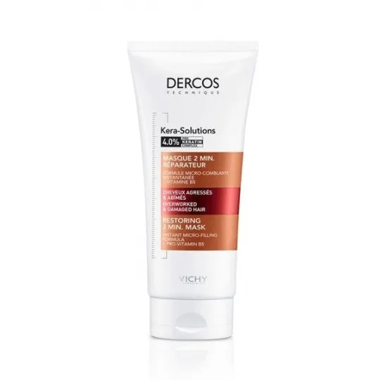 Vichy Dercos Technique Kera Solutions Masque 2 en 1 Réparateur 200ml Vichy Dercos Technique Kera Solutions Masque 2 en 1 Réparateur 200ml
