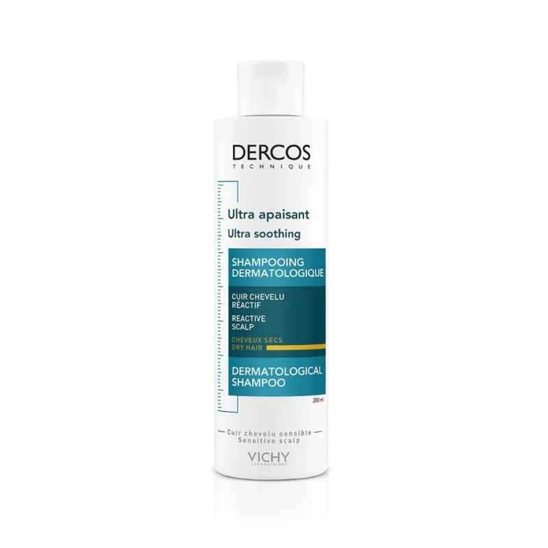 Vichy Dercos Ultra Apaisant Shampooing Cheveux Secs 200ml