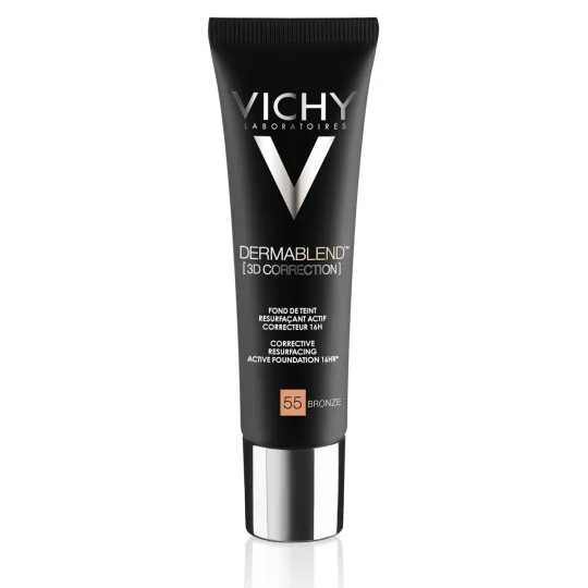 Vichy Dermablend 3D Fond de Teint 55 Bronze 30ml Vichy Dermablend 3D Fond de Teint 55 Bronze 30ml