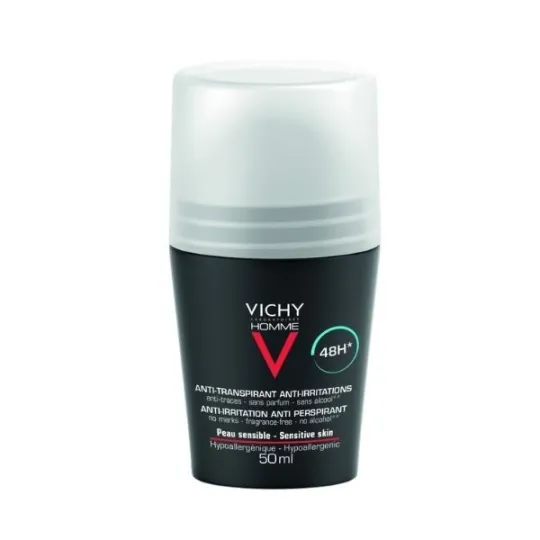 Vichy Homme Déodorant Anti-Transpirant 48H bille 50ml Vichy Homme Déodorant Anti-Transpirant 48H bille 50ml