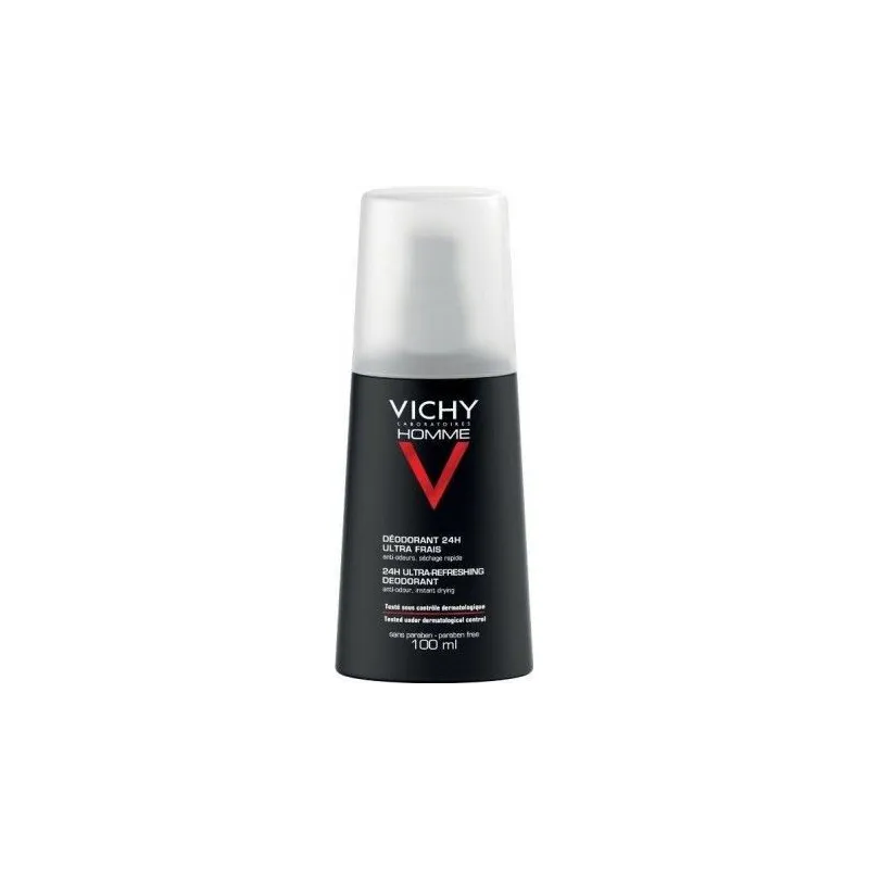 Vichy Homme Déodorant Vaporisateur Ultra-Frais 100ml Vichy Homme Déodorant Vaporisateur Ultra-Frais 100ml