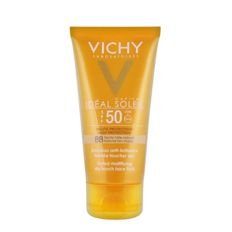 Vichy Ideal Soleil BB Emulsion Toucher Sec Teintée 50ml Vichy Ideal Soleil BB Emulsion Toucher Sec Teintée 50ml