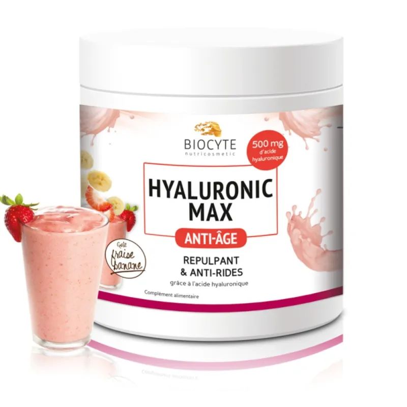 Biocyte Nutricosmetic Hyaluronic Max Anti-Âge Repulpant Anti-Rides 280g Biocyte Nutricosmetic Hyaluronic Max Anti-Âge Repulpant Anti-Rides 280g