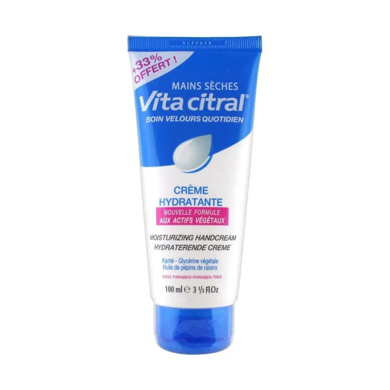 Vita Citral crème hydratante mains sèches 75ml + 25 ml offert Vita Citral crème hydratante mains sèches 75ml + 25 ml offert