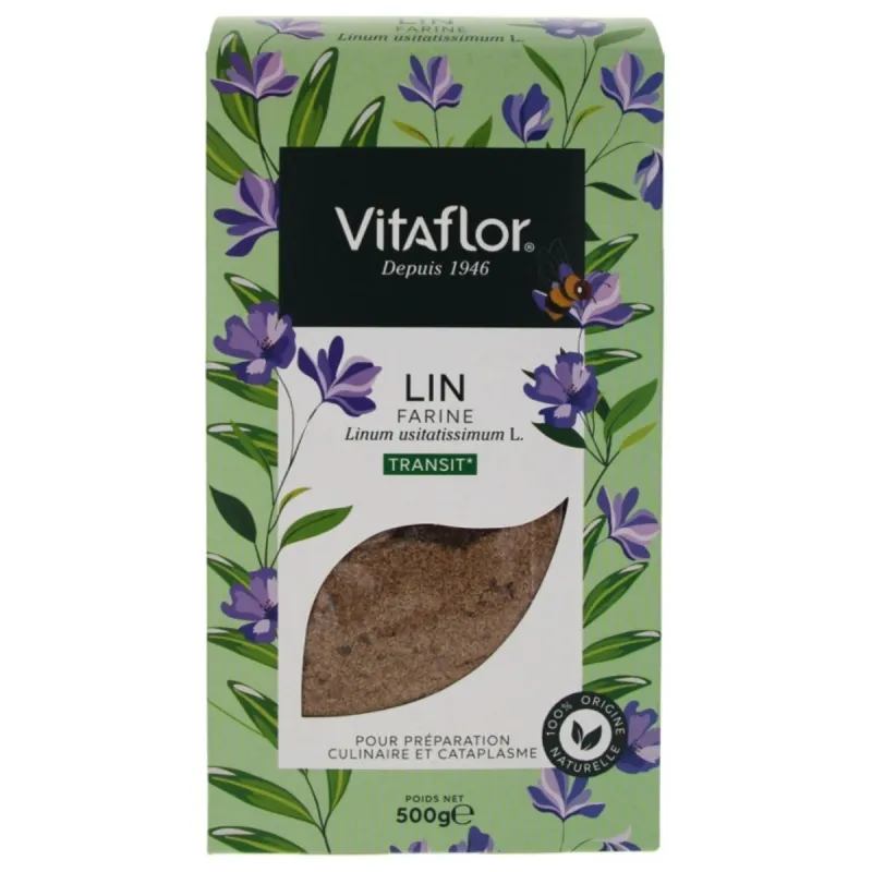 Vitaflor Farine de Lin 500g Vitaflor Farine de Lin 500g
