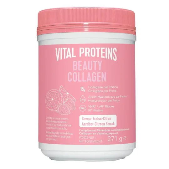 Vital Proteins Beauty Collagen Fraise-Citron 271g Vital Proteins Beauty Collagen Fraise-Citron 271g