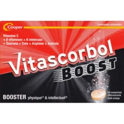 Vitascorbol Boost 20 Comprimés Effervescents