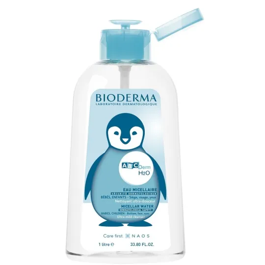 Bioderma ABCderm H2O Solution Micellaire Pompe Inversée 1litre Bioderma ABCderm H2O Solution Micellaire Pompe Inversée 1litre