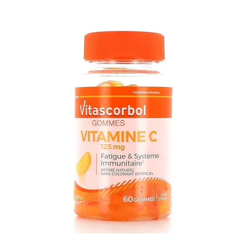Vitascorbol Vitamine C 60 Gommes Vitascorbol Vitamine C 60 Gommes