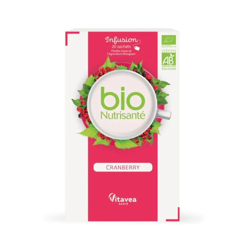 Vitavéa Bio Infusion Cranberry Bio 20 Sachets Vitavéa Bio Infusion Cranberry Bio 20 Sachets