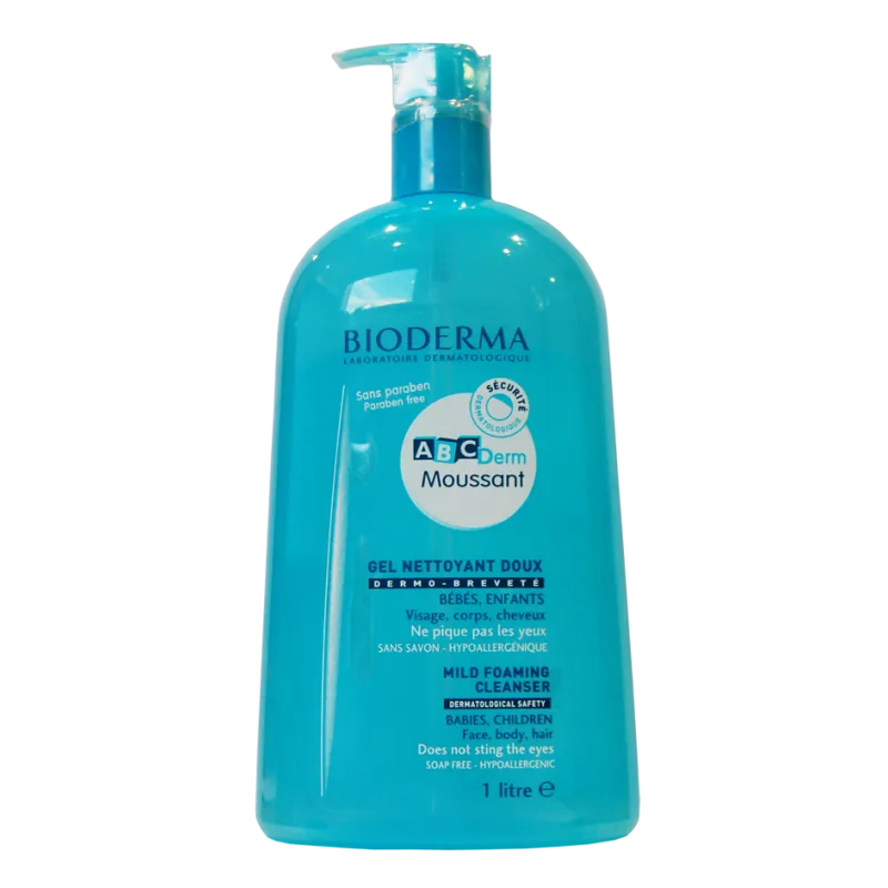 Bioderma ABCderm Moussant Gel Nettoyant Doux 1litre Bioderma ABCderm Moussant Gel Nettoyant Doux 1litre