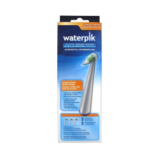 Waterpik Têtes de Brosses Sensonic Interdentaire 3 Têtes Waterpik Têtes de Brosses Sensonic Interdentaire 3 Têtes
