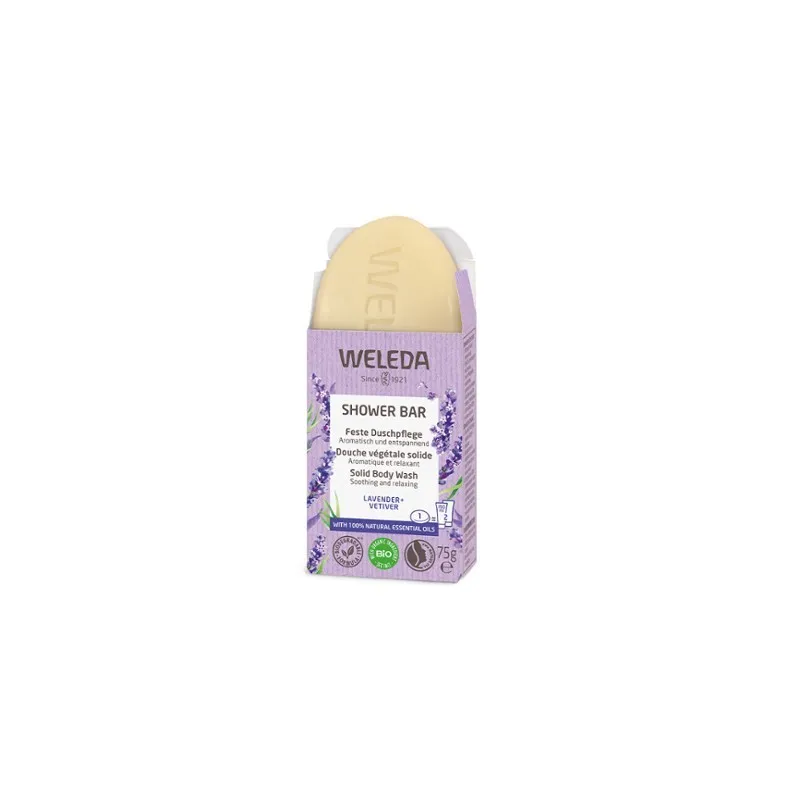 Weleda Douche Végétale Solide Lavande Vetiver 75g