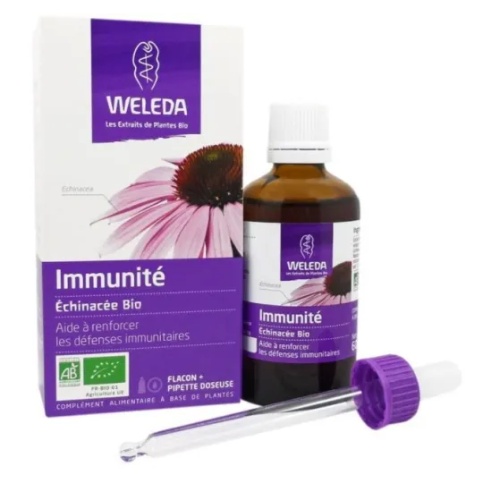 Weleda Extrait de Plante Bio Immunité Echinacée Bio 60ml