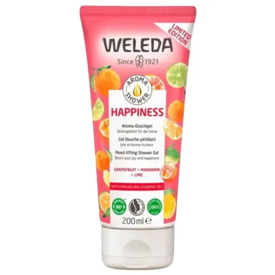Weleda Gel Douche Happiness Bio Vegan 200ml Weleda Gel Douche Happiness Bio Vegan 200ml
