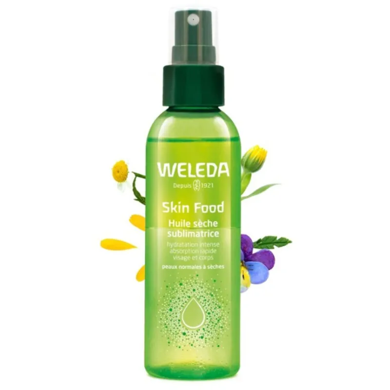 Weleda Skin Food Huile Sèche Sublimatrice Spray Vegan 100ml Weleda Skin Food Huile Sèche Sublimatrice Spray Vegan 100ml