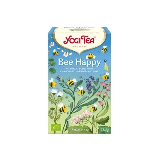 Yogi Tea Bee Happy Infusion 17 sachets Bio Vegan Yogi Tea Bee Happy Infusion 17 sachets Bio Vegan