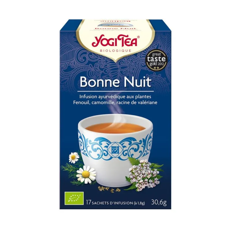 Yogi Tea Bonne Nuit 17 Sachets Yogi Tea Bonne Nuit 17 Sachets