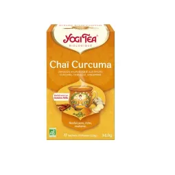 Yogi Tea Chaï Curcuma 17 Sachets D'Infusion