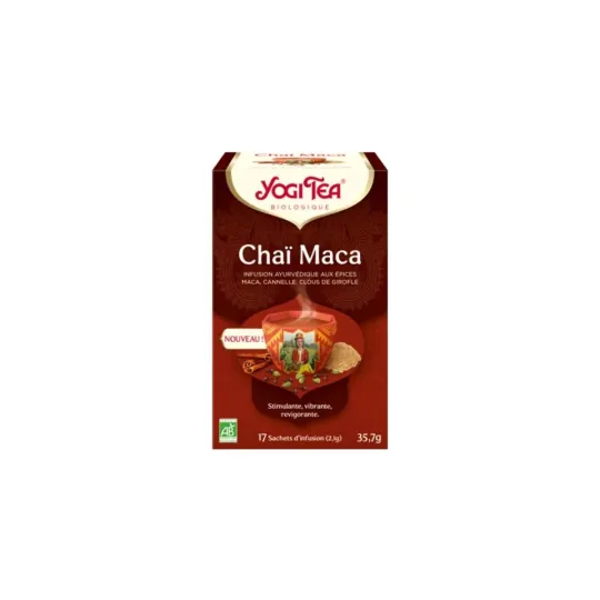 Yogi Tea Chaï Maca Infusion Bio 17 Sachets Yogi Tea Chaï Maca Infusion Bio 17 Sachets