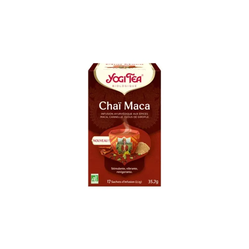 Yogi Tea Chaï Maca Infusion Bio 17 Sachets Yogi Tea Chaï Maca Infusion Bio 17 Sachets