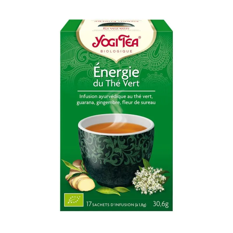 Yogi Tea Energie Thé Vert 17 Sachets