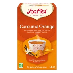 Yogi Tea Infusion Curcuma Orange Bio Vegan 17 Sachets