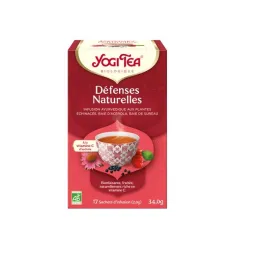 Yogi Tea Infusion Défenses Naturelles Bio Vegan 17 Sachets