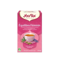 Yogi Tea Infusion Équilibre Féminin Bio Vegan 17 Sachets