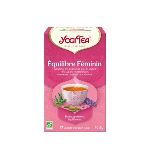 Yogi Tea Infusion Équilibre Féminin Bio Vegan 17 Sachets Yogi Tea Infusion Équilibre Féminin Bio Vegan 17 Sachets
